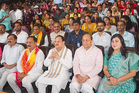BJP leaders listen to PM Modi's 'Mann Ki Baat'